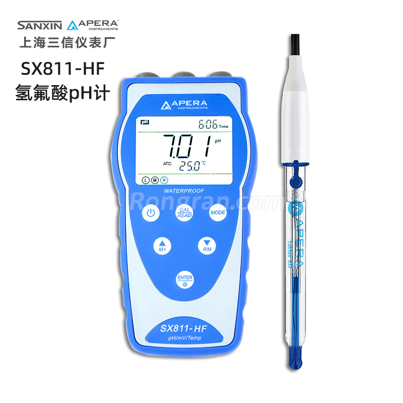 上海三信SX811-HF氫氟酸pH計