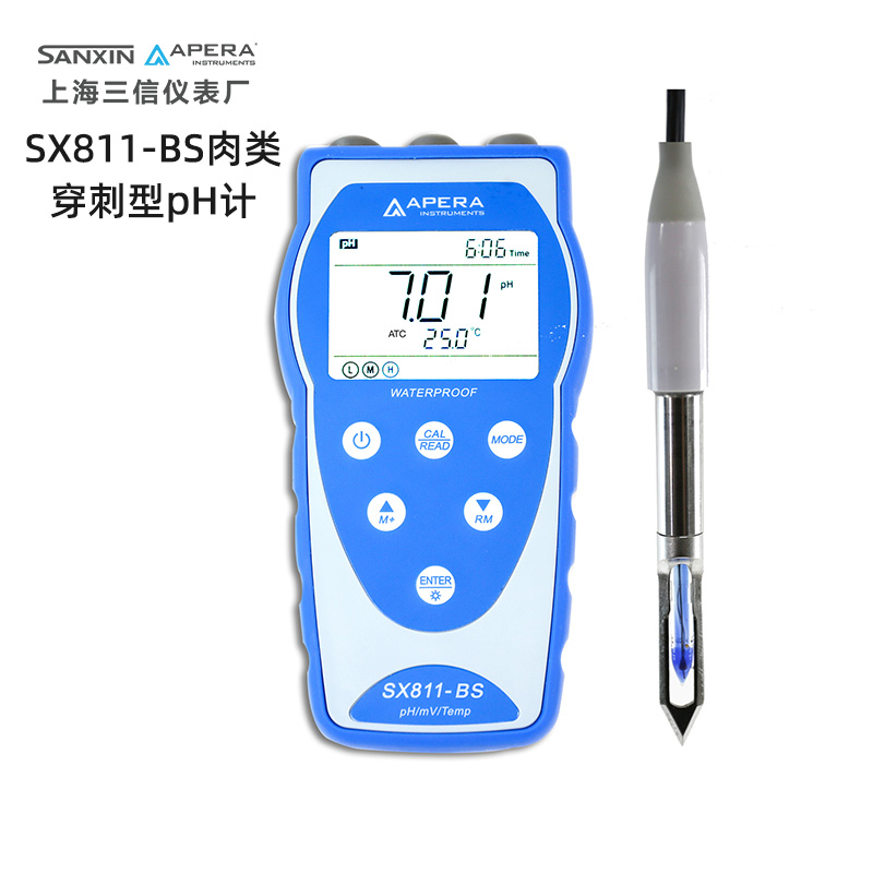 上海三信SX811-BS肉類穿刺型pH計