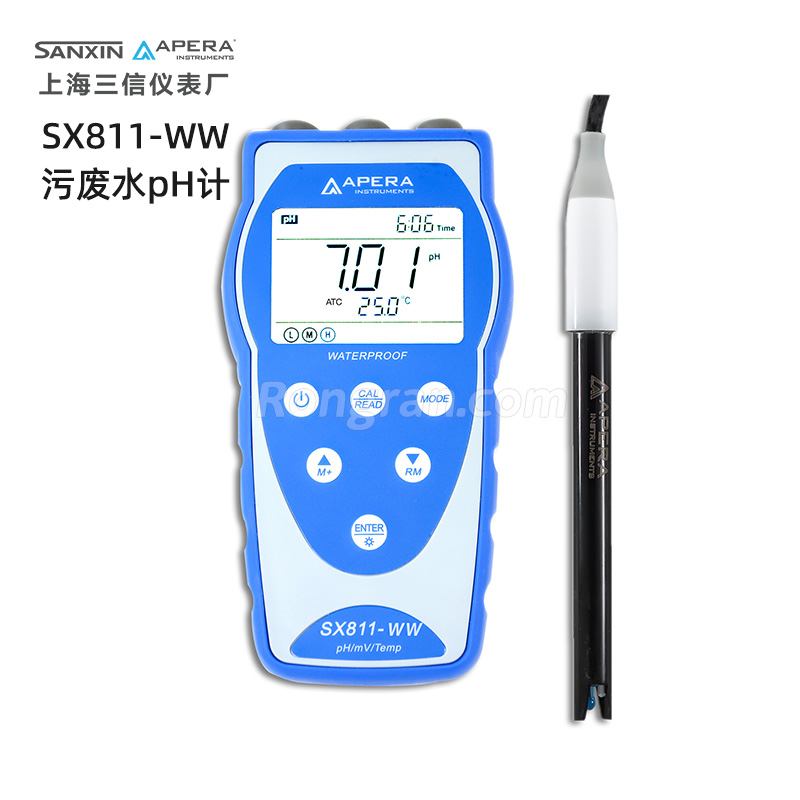 上海三信SX811-WW污廢水pH計