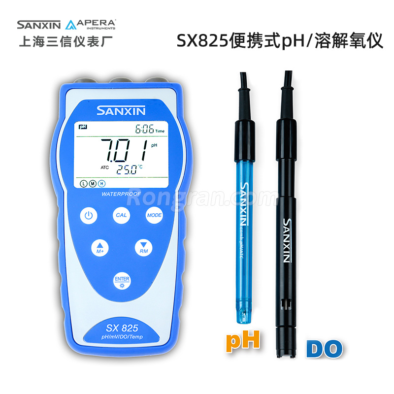 上海三信SX825便攜式pH/溶解氧儀